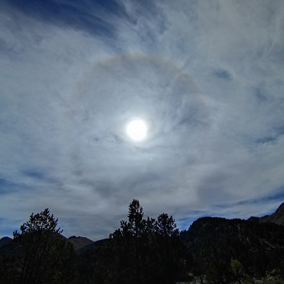 Halo solar a Pessons